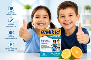 خرید و بررسی قرص سیستم ایمنی جویدنی ول کید برای کودکان | Wellkid Immune Chewable