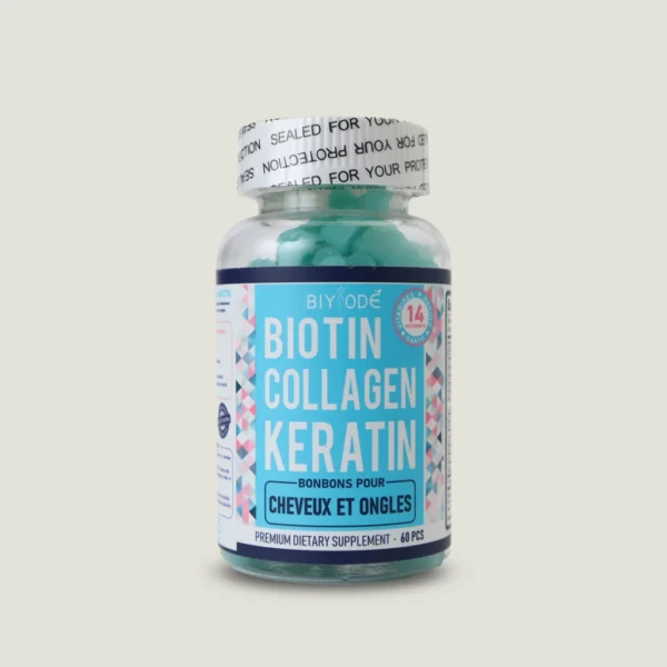 پاستیل بیوتین کلاژن کراتین بیود | Biyode Biotin Collagen Keratin
