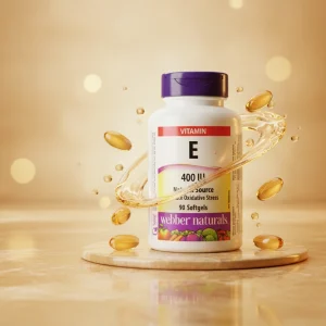 خزید کپسول ویتامین ای ۴۰۰ واحدی وبر نچرالز | Webber Naturals Vitamin E 400 IU اصل